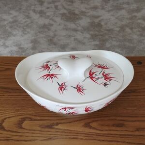 Craft Hallcraft White Ceramic Piece with Blue Hallmark